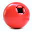 Red - SP Christmas Ornament Durable Rubber Chew Toy & Treat Dispenser - Medium