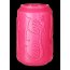 Pink - SP Puppy Can Toy Durable Rubber Chew Toy & Treat Dispenser For Teething Pups  - Large