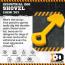 Yellow - ID Shovel Ultra Durable Nylon Dog Chew Toy for Aggressive Chewers  - OSFA