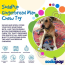 Brown - SP Gingerbread Man Ultra Durable Nylon Dog Chew Toy for Aggressive Chewers  - OSFA