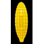 Yellow - SP Corn on the Cob Ultra Durable Nylon Dog Chew Toy for Aggressive Chewers  - OSFA