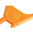 Orange Squeeze - SP Pop Top Rubber Tug Toy for Interactive Play  - M