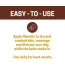 Brown - All-Natural Dog Paw Balm 1.65 oz - 1.65 oz