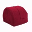 Burgundy - GOOPAWS Cat Cave for Cat and Warming Burrow Cat Bed, Pet Hideway Sleeping Cuddle Cave - 18