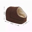 Coffee - GOOPAWS Cat Cave for Cat and Warming Burrow Cat Bed, Pet Hideway Sleeping Cuddle Cave - 18