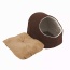 Coffee - GOOPAWS Cat Cave for Cat and Warming Burrow Cat Bed, Pet Hideway Sleeping Cuddle Cave - 18