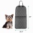 Grey - GOOPAWS Dog Front Car Seat Cover, Waterproof, Scratch Proof & Non Slip, Durable Pet Front Car Seat Cover for Trucks, SUV - 40