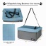 Grey - JESPET & GOOPAWS Dog Booster Seats for Cars, Portable Dog Car Seat Travel Carrier with Seat Belt for 24lbs Pets - 16