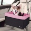 Pink - JESPET & GOOPAWS Dog Booster Seats for Cars, Portable Dog Car Seat Travel Carrier with Seat Belt for 24lbs Pets - 16