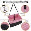 Pink - JESPET & GOOPAWS Dog Booster Seats for Cars, Portable Dog Car Seat Travel Carrier with Seat Belt for 24lbs Pets - 16