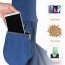 Navy Blue - JESPET Comfy Pet Sling for Small Dog Cat, Hand Free Sling Bag Breathable Soft Knit with Front Pocket, Travel Puppy Carrying Bag, Pet Pouch. Machine Washable - 28