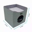 Sage Green - JESPET Foldable Cat Condo, Cat Cube House & Sleepping Bed with Lying Surface and 2 Reversible Cushions, Cat Hiding Place, Cat Cave, Linenette Fabric, Felt and Engineered Wood, Scratch Resista - 15.4