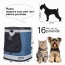 Blue Grey - JESPET Pet Backpack Carrier for Small Dog, Puppy, Soft Carrier Backpack Ideal for Traveling, Hiking, Walking and Outdoor Activities with Family - 13