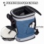 Blue Grey - JESPET Pet Backpack Carrier for Small Dog, Puppy, Soft Carrier Backpack Ideal for Traveling, Hiking, Walking and Outdoor Activities with Family - 13