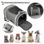 Smoke Grey - JESPET Pet Backpack Carrier for Small Dog, Puppy, Soft Carrier Backpack Ideal for Traveling, Hiking, Walking and Outdoor Activities with Family - 13