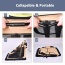 Beige - JESPET Soft Pet Crates Kennel, 3 Door Soft Sided Folding Travel Pet Carrier with Straps and Fleece Mat for Dogs, Cats, Rabbits, Indoor/Outdoor Use with Grey, Blue & Beige, Black - 30