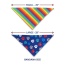Multicolor Paw Print - Dog Bandana - Small - 20