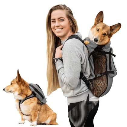 Shark Skin Gray - Walk-On with Harness & Storage - X-Small (11-13\
