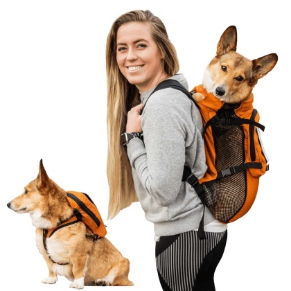 Sunset Orange - Walk-On with Harness & Storage - X-Small (11-13\