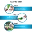 Green - Fold-A-Bowl - Portable Pet Water Bottle and Bowl