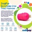 Pink - SP Ice Cream Cone Durable Rubber Chew Toy and Treat Dispenser - Medium