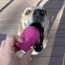 Pink - SP Ice Cream Cone Durable Rubber Chew Toy and Treat Dispenser - Medium