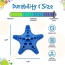 Red - Starfish Ultra Durable Nylon Dog Chew Toy for Aggressive Chewers