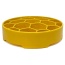 Yellow - Honeycomb Design eBowl Enrichment Slow Feeder Bowl for Dogs
