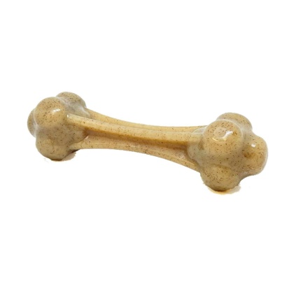 Brown - Knuckle Bone Ultra Durable Nylon Dog Chew Toy for Aggressive Chewers - Large