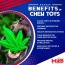 Green - MKB Colorado Maple Leaf Durable Nylon Dog Chew Toy for Aggressive Chewers