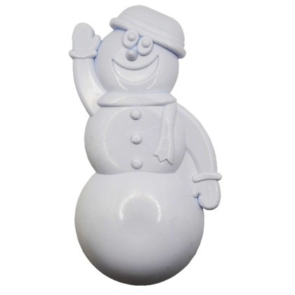 White - MKB Snowman Ultra Durable Nylon Dog Chew Toy for Aggressive Chewers