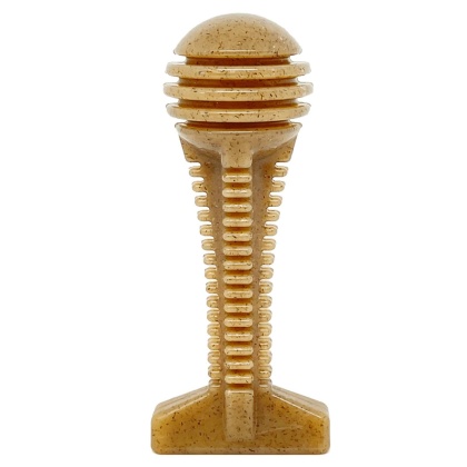 Brown - SP Honey Bone  Dental Tower Ultra Durable Nylon Dog Chew Toy for Aggressive Chewers - Large