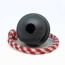 Black - USA-K9 Magnum Black Stars and Stripes Ultra-Durable  Rubber Chew Toy, Reward Toy, Tug Toy, and Retrieving Toy  - Large