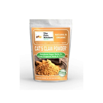 Cat\'S Claw Powder Immune & Inflammation Support* The Petz Kitchen Organic & Human Grade Ingredients For Home Prepared Meals & Treats - 4 oz.