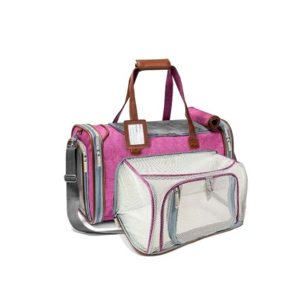 Rosa - Mr. Peanut\'s Gold Series Standard Size Expandable Pet Carrier - 18 in L x 10.5 in W x 11 in H