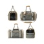 Snowflake Gray - Mr. Peanut's Platinum Series Double Expandable Pet Carrier - 18inLx10.5inWx11inH