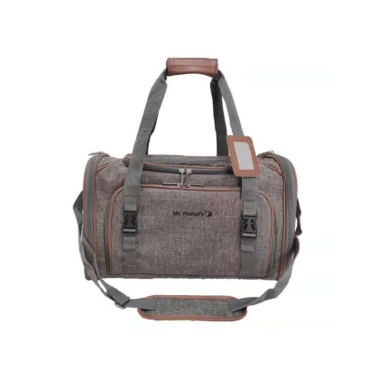 Twilight Gray - Mr. Peanut\'s Platinum Series Double Expandable Pet Carrier - 18inLx10.5inWx11inH