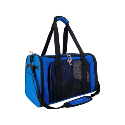 Deja Blue - Mr. Peanut\'s Silver Series Airline Capable Soft Sided Pet Carrier - 17.5 in L x 11 in W x 11 in H