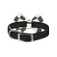 Red - Susan Lanci Designs Windsor Check Nouveau Bow Collar - Medium