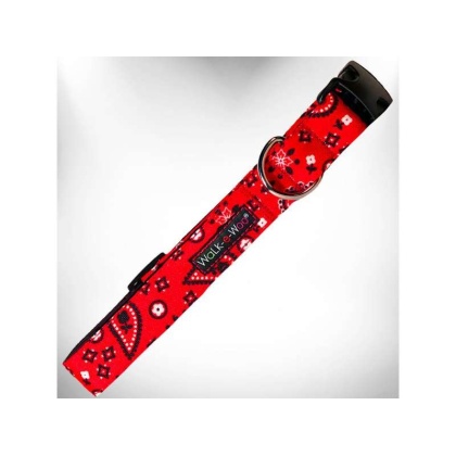 Red - Bandana Dog Collars - XS 5/8\