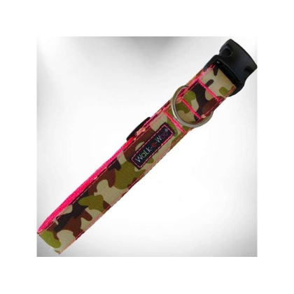 Hot Pink Camo - Camo Dog Collars - XS 5/8\