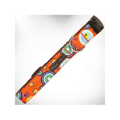 Orange - Martini Dog Collars - XS 5/8\