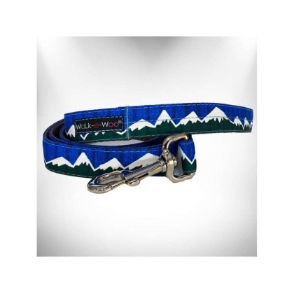 Blue/Green Snowcap Mtn - Mountain Dog Leads  - THIN Lead 5/8\