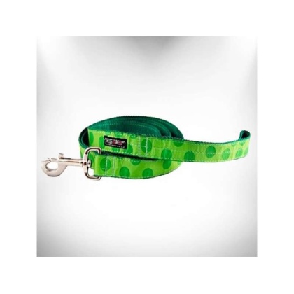 Green - Polka Dot Dog - Monotone Leads  - THIN Lead 5/8\