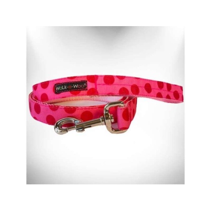 Pink - Polka Dot Dog - Monotone Leads  - THIN Lead 5/8\