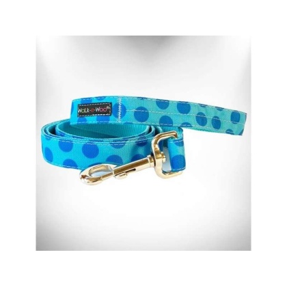 Turquoise - Polka Dot Dog - Monotone Leads  - THIN Lead 5/8\