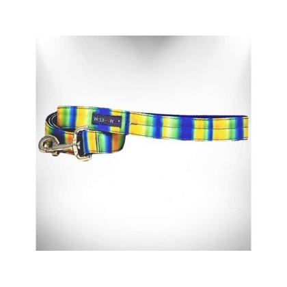 Blue/Green - Tie Dye Dog Leads  - THIN Lead 5/8\