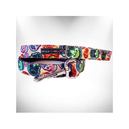 Day of the Dead - Tattoo Dog Leads  - THIN Lead 5/8\