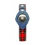 Red Plaid & Denim - Apple Airtag Collar - Small