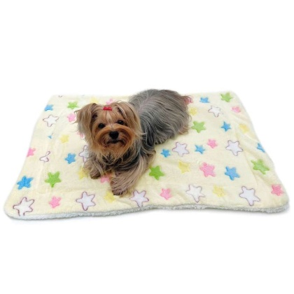 Yellow - Ultra Plush Colorful Stars Blanket - 30\